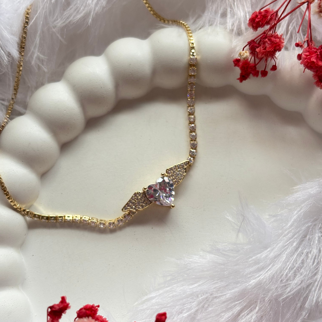 Angel Heart Glow Bracelet