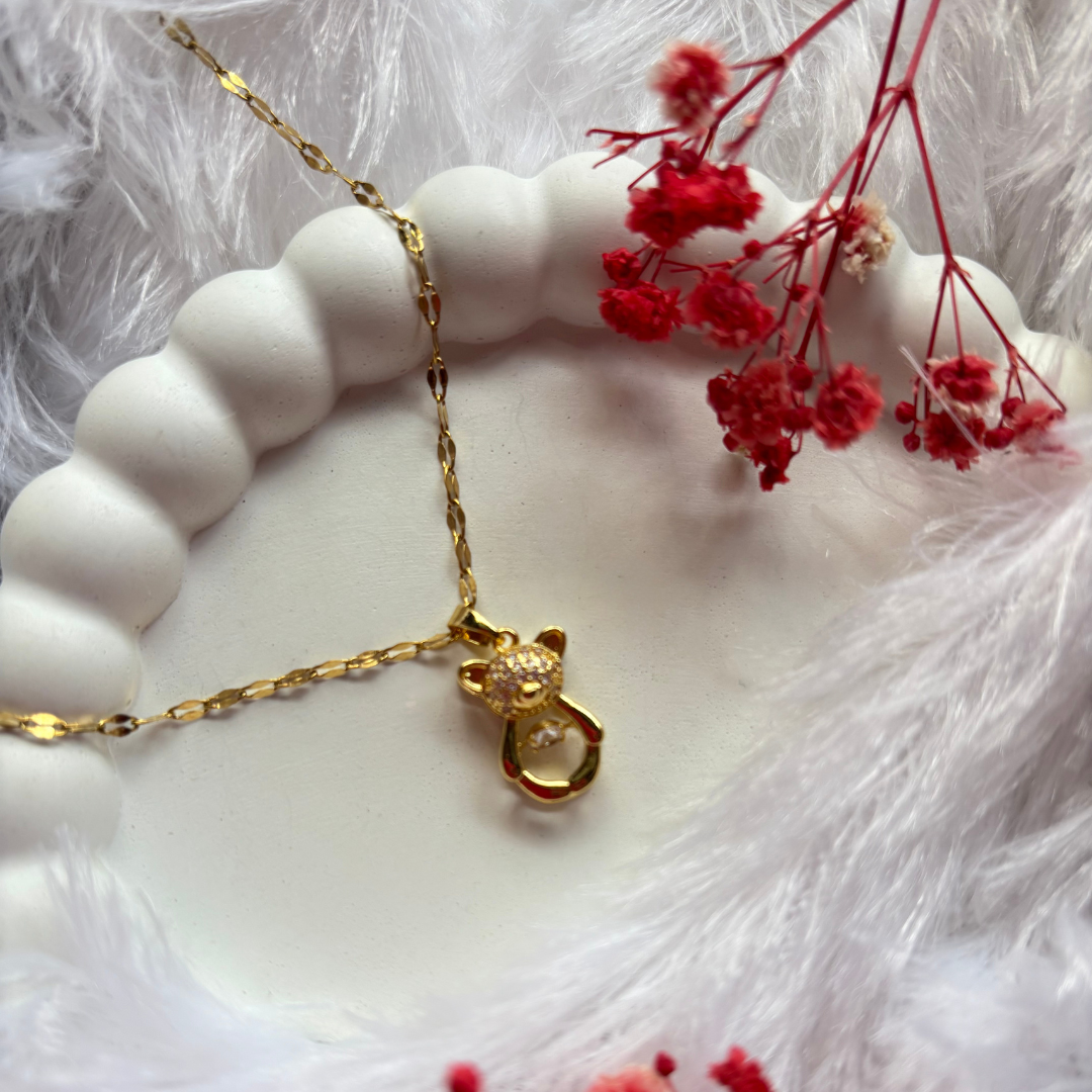 Bear With Me Charm Necklace