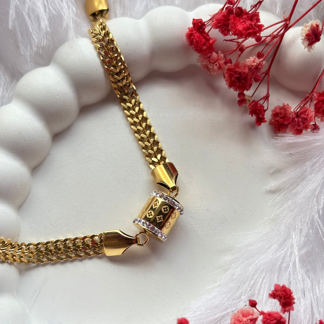 Golden Barrel Vibes Bracelet