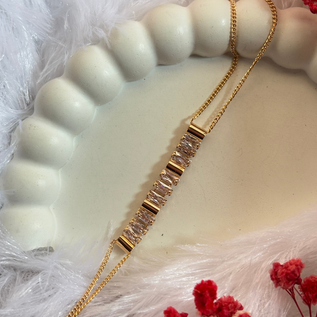 Golden Prism Charm Bracelet