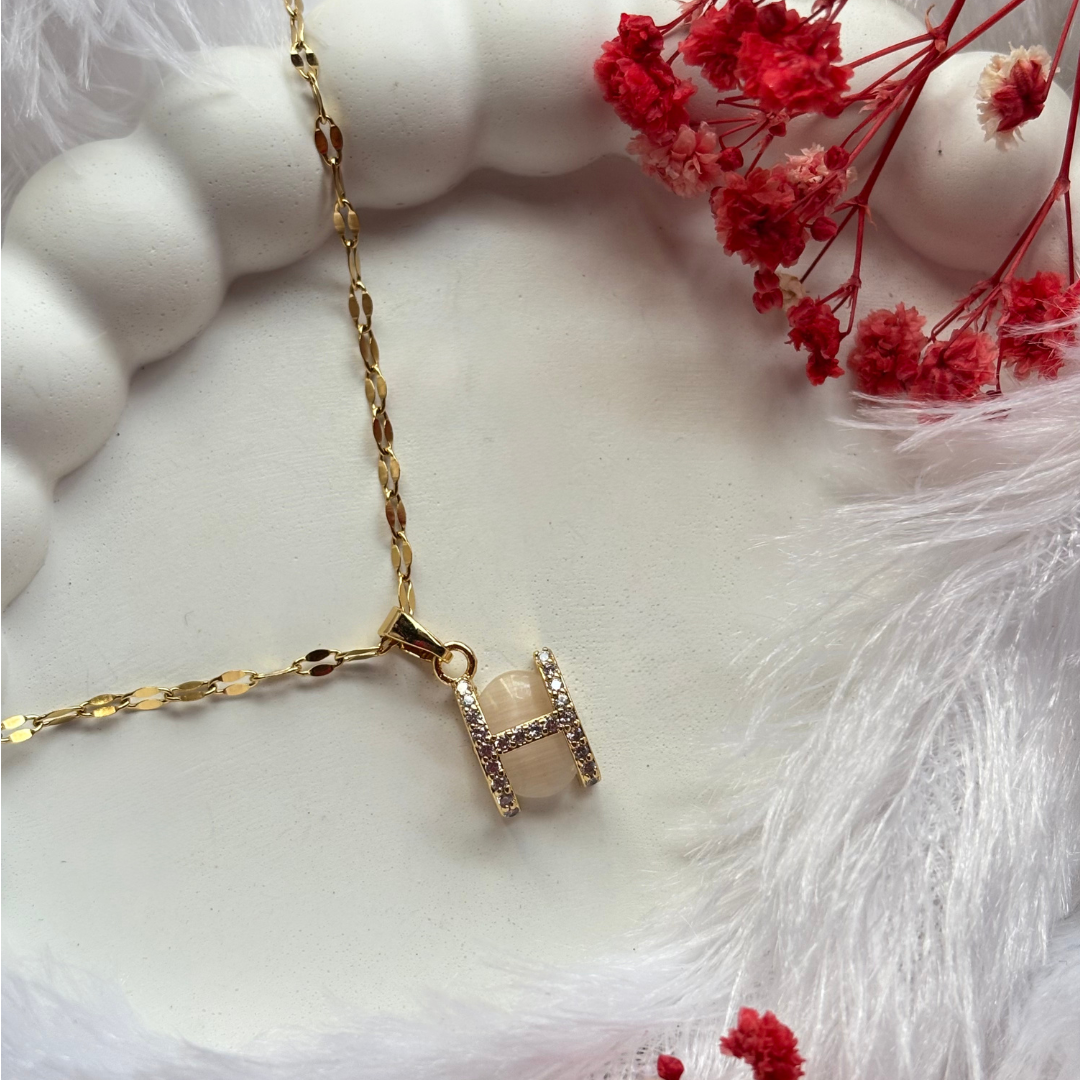 Hype H Pendant Necklace