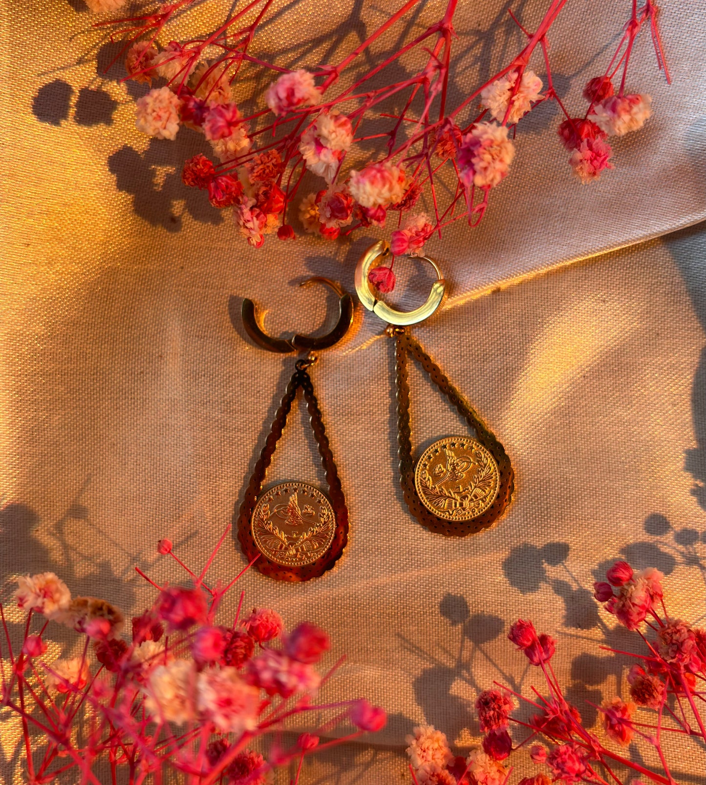 Royal Coin Drop Earrings