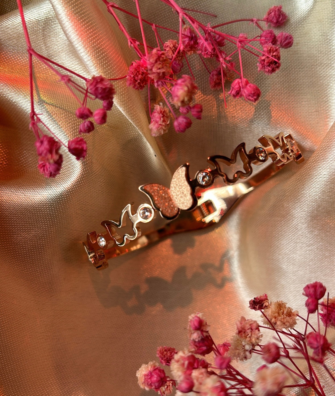 Golden Butterfly Dreams Bracelet