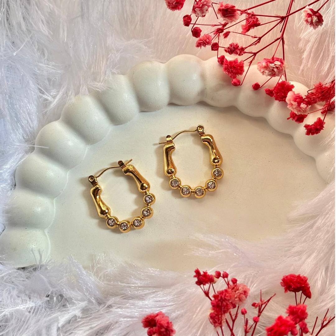 Liquid Gold Drip Earrings