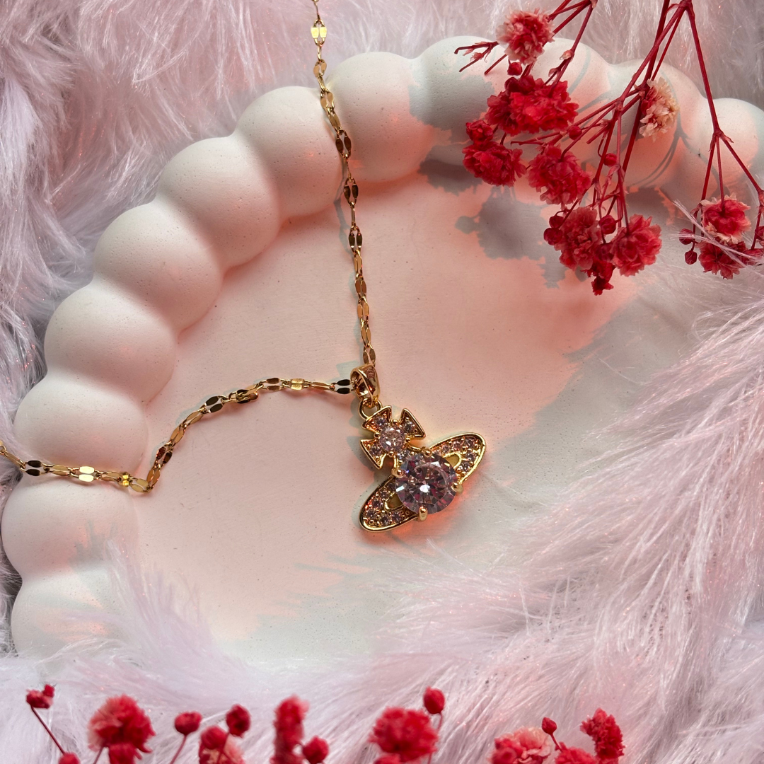 Stellar Sparkle Charm Necklace