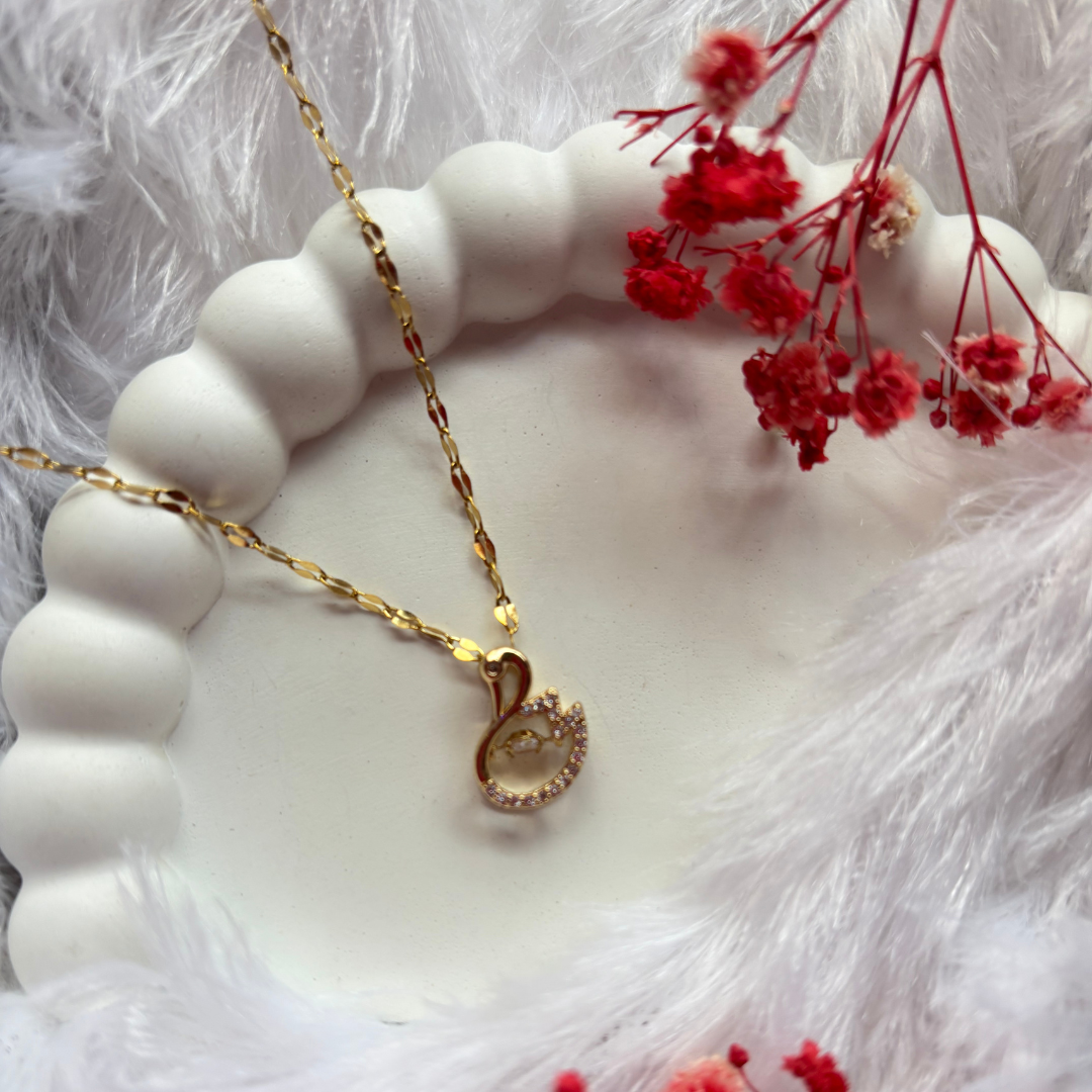Swanlight Charm Necklace