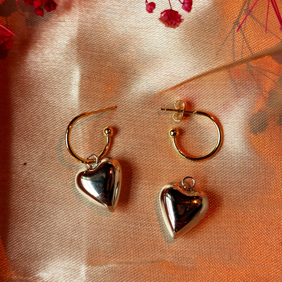 Two in One Romantic Heart Hoops