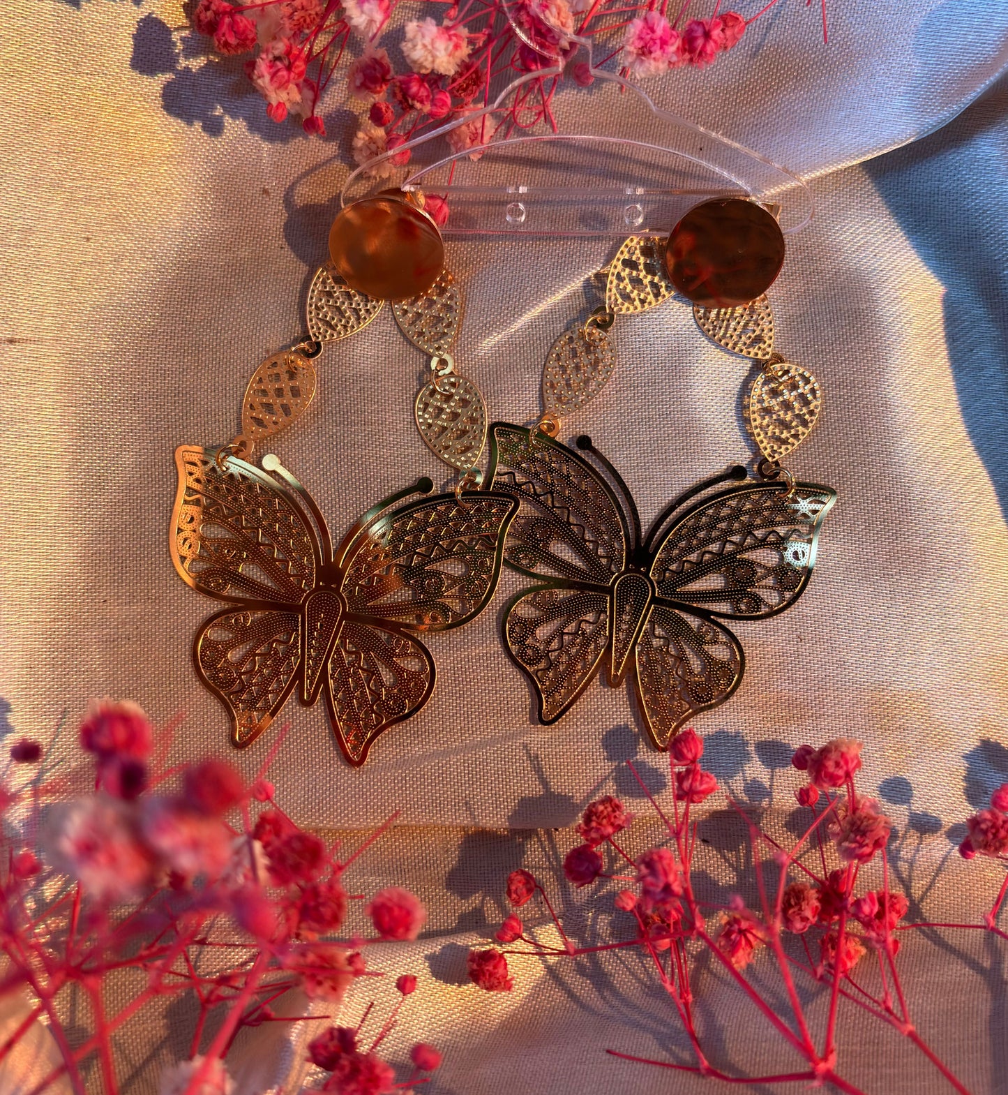 Golden Butterfly Dreams Earrings