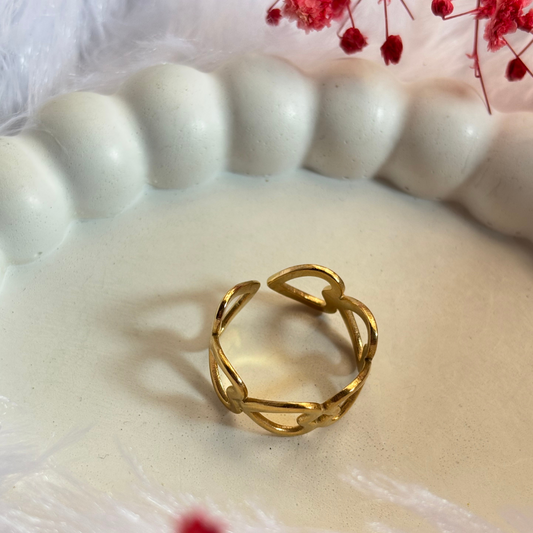 Infinite heart Ring
