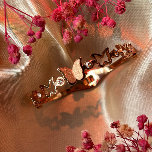 Golden Butterfly Dreams Bracelet