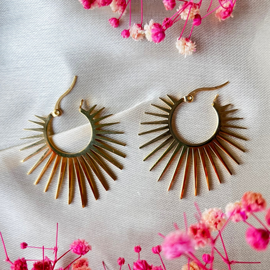 Sunburst Sunray Earrings