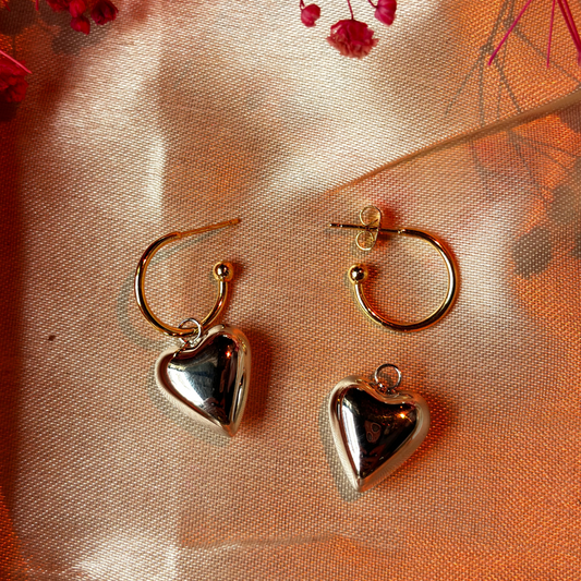 Two in One Romantic Heart Hoops